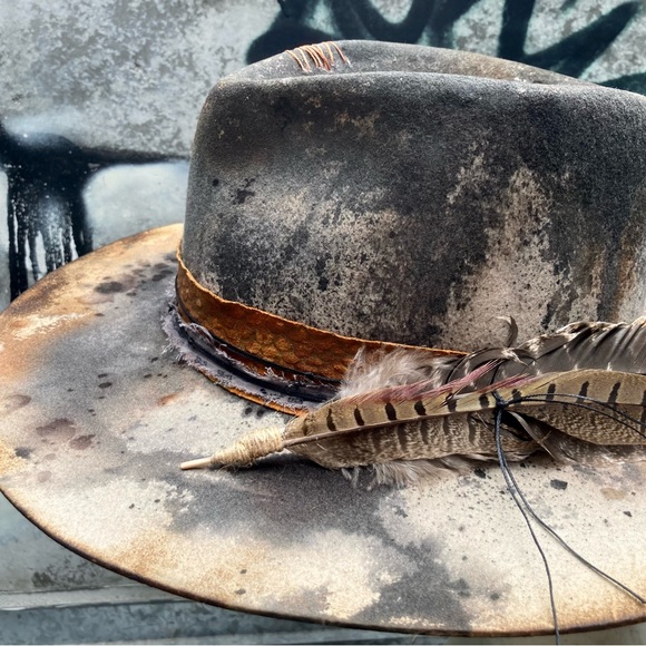 SOLD REBEL YELL Custom Dyed Festival Hat - Picture 10 of 17